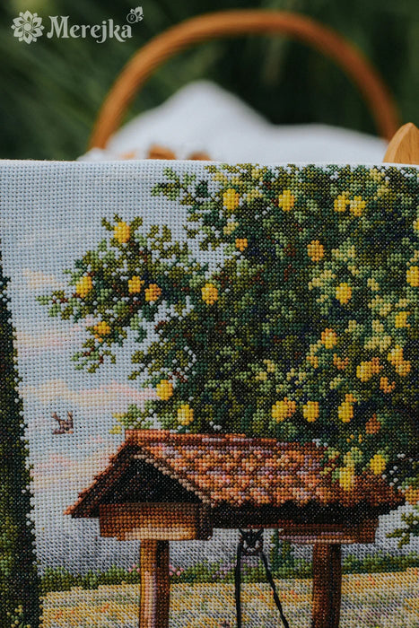Under the Lemon Tree K-304 Counted Cross-Stitch Kit
