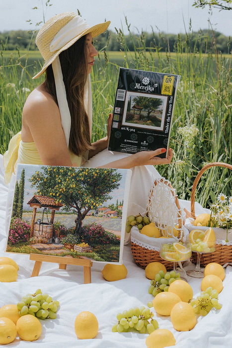 Under the Lemon Tree K-304 Counted Cross-Stitch Kit