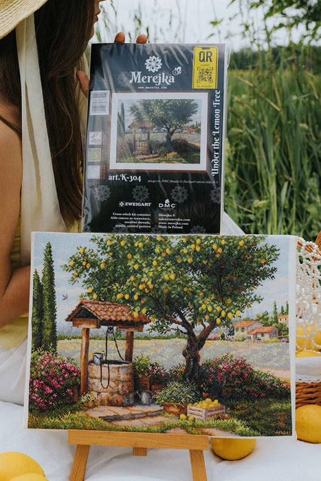 Under the Lemon Tree K-304 Counted Cross-Stitch Kit