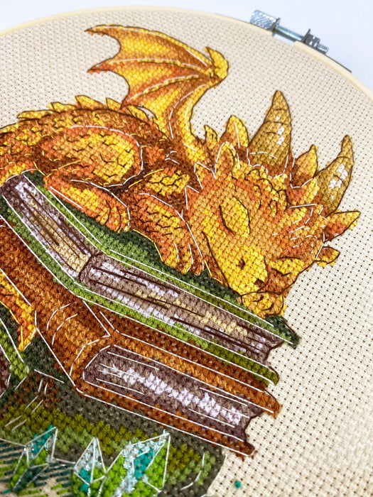 Cross-stitch kit - Keeper of Wisdom AH-307