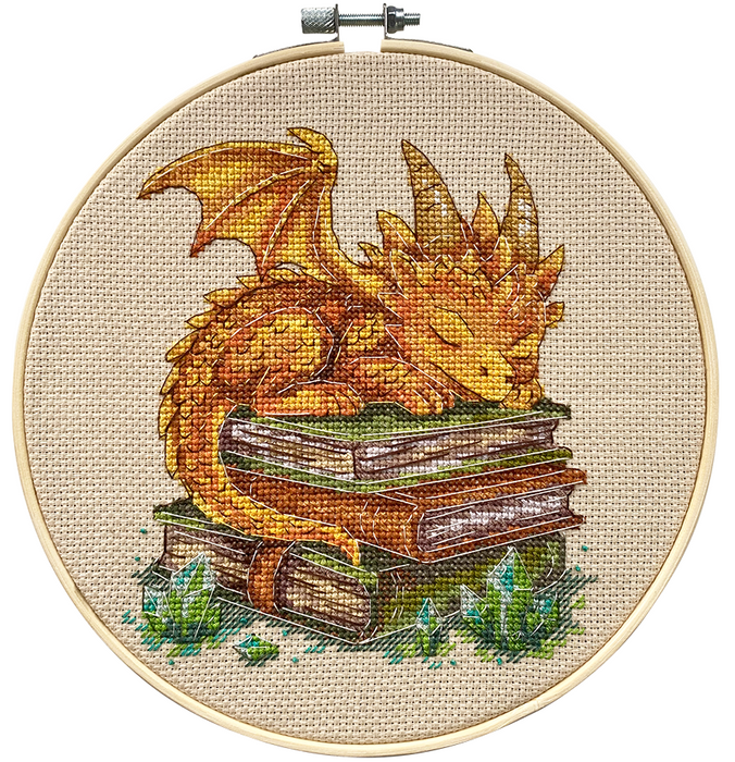 Cross-stitch kit - Keeper of Wisdom AH-307