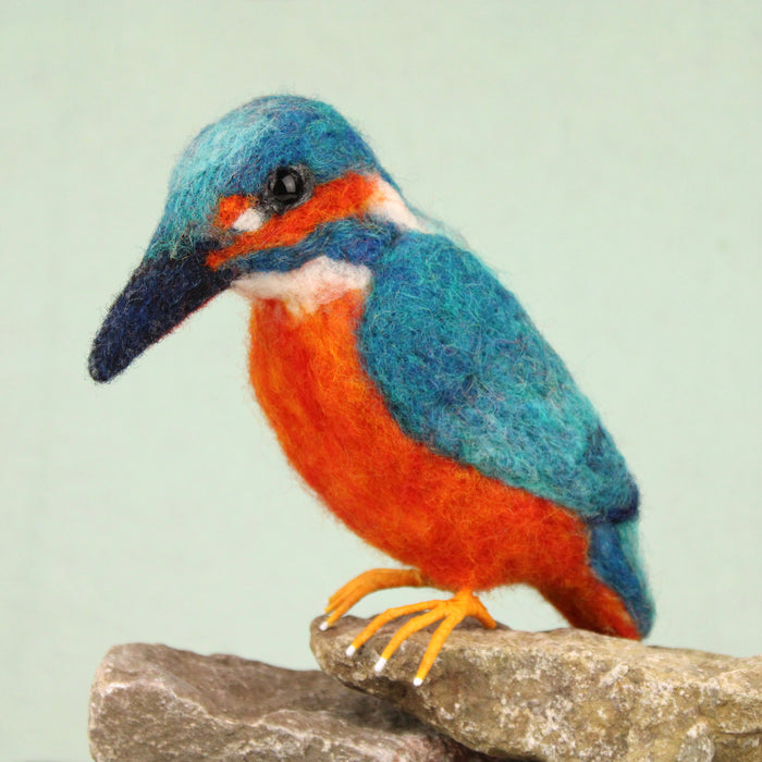 Felting Kit - Kingfisher Needle Felt Kit