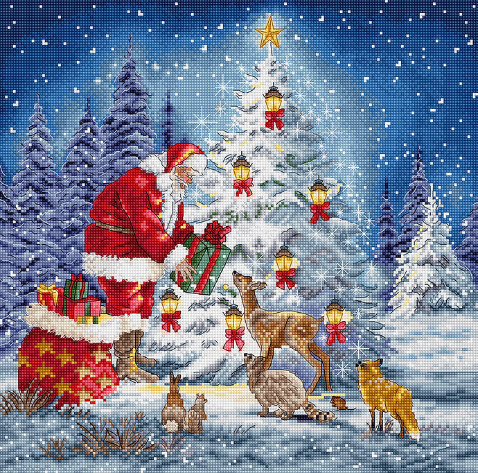 Santa L8200 Counted Cross Stitch Kit