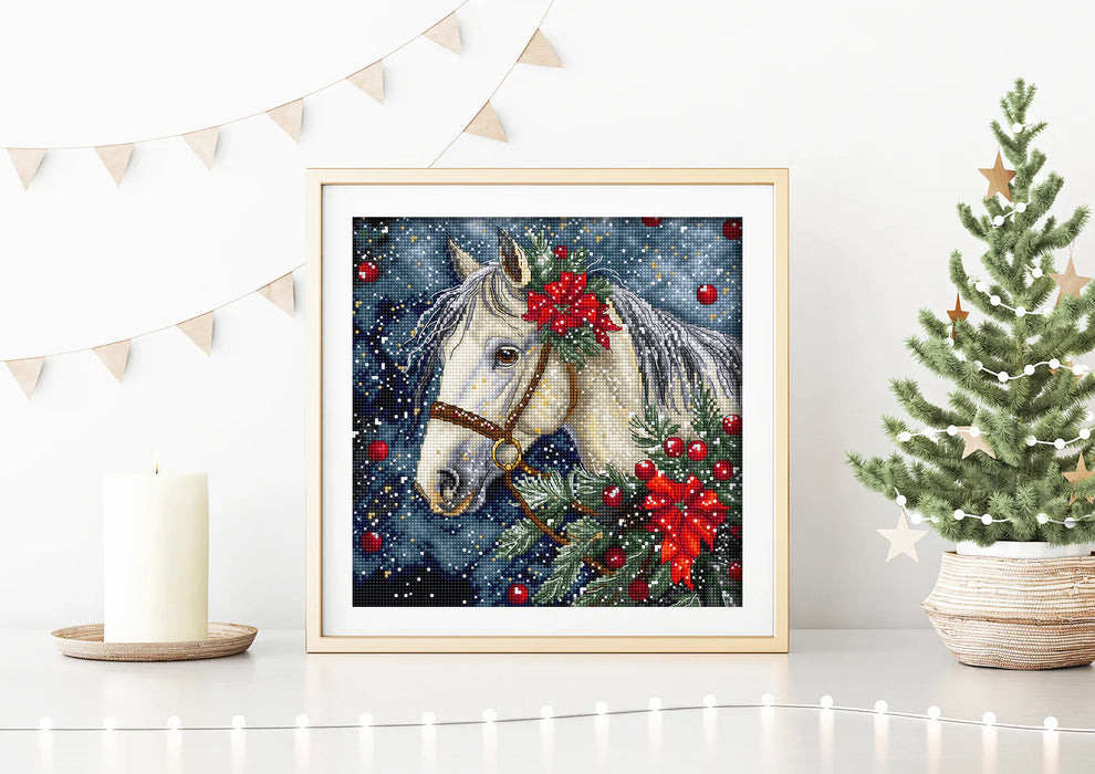 Winter Horse L9955 Counted Cross Stitch Kit