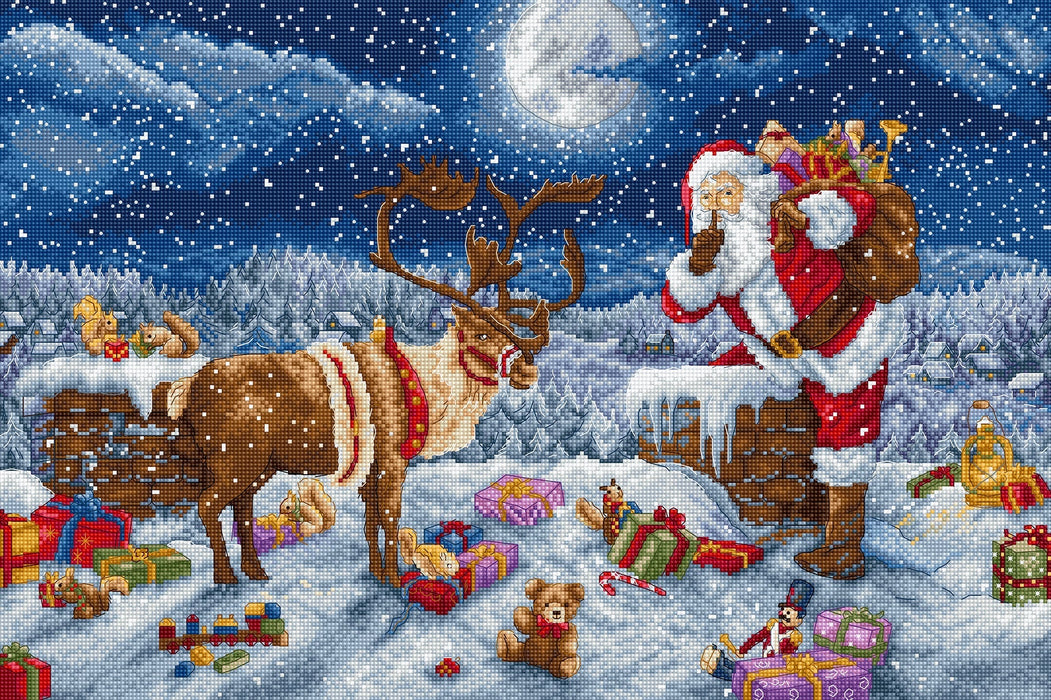 Silent Night Gift L9958 Counted Cross Stitch Kit