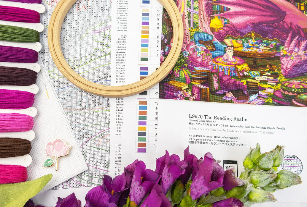 The Reading Realm L9970 Counted Cross Stitch Kit