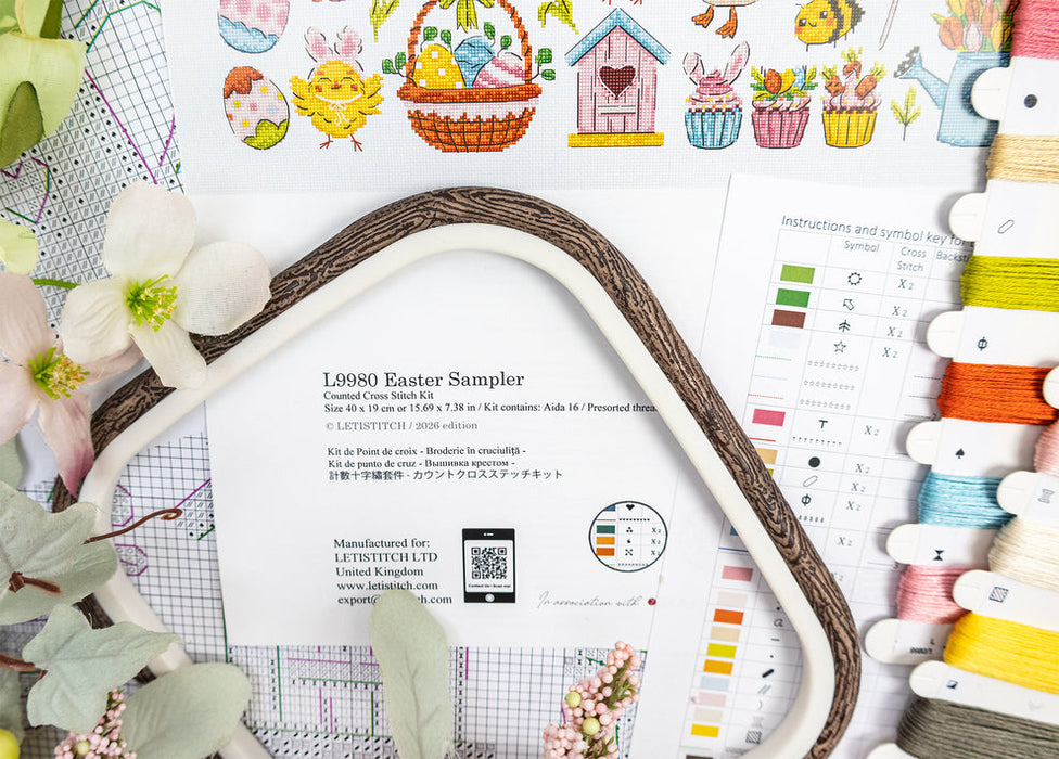Easter Sampler L9980 Counted Cross Stitch Kit