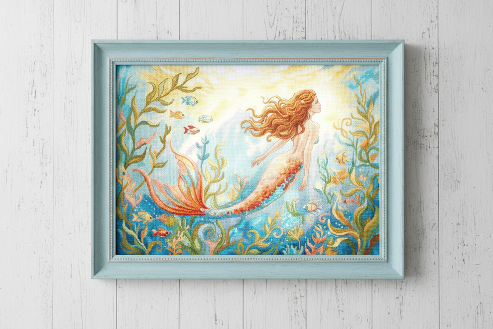 Mermaid Dreams L9981 Counted Cross Stitch Kit