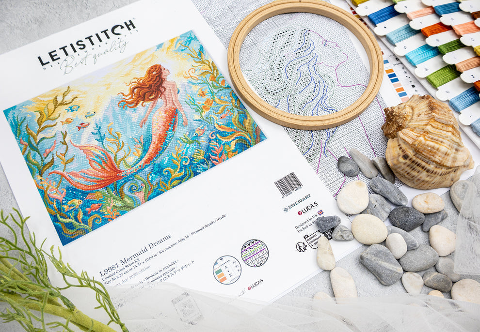 Mermaid Dreams L9981 Counted Cross Stitch Kit