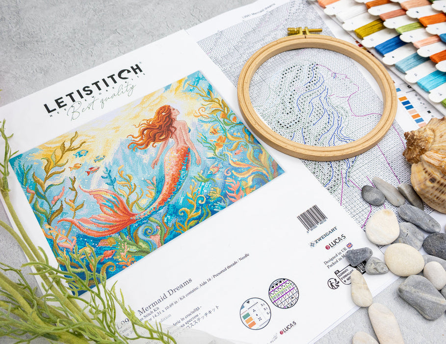 Mermaid Dreams L9981 Counted Cross Stitch Kit