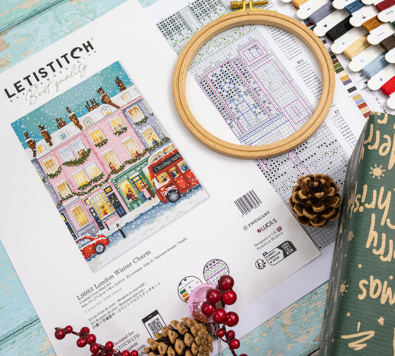 London Winter Charm L9983 Counted Cross Stitch Kit