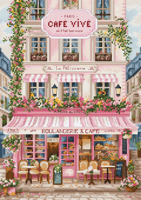 Sweet Parisian Street L9988 Counted Cross Stitch Kit