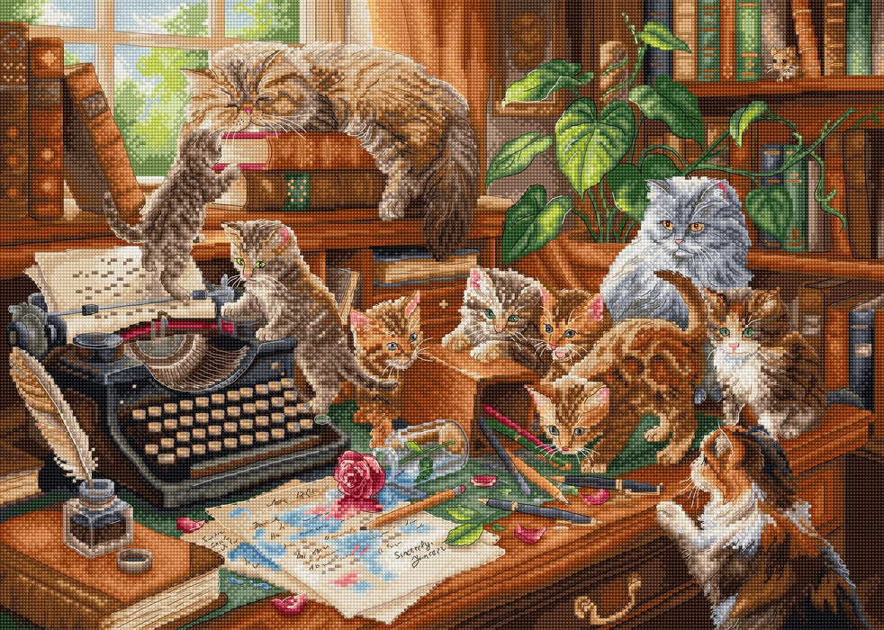 Playful Paws Workshop L9992 Counted Cross Stitch Kit