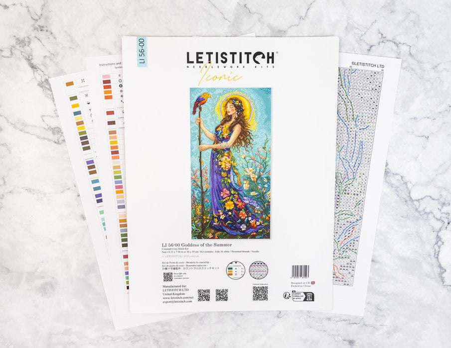 Goddess of the Summer LI 56-00 Counted Cross Stitch Kit