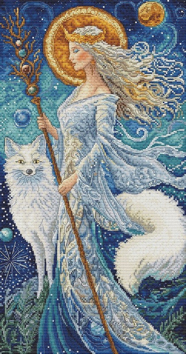 Goddess of the Winter LI 57-00 Counted Cross Stitch Kit