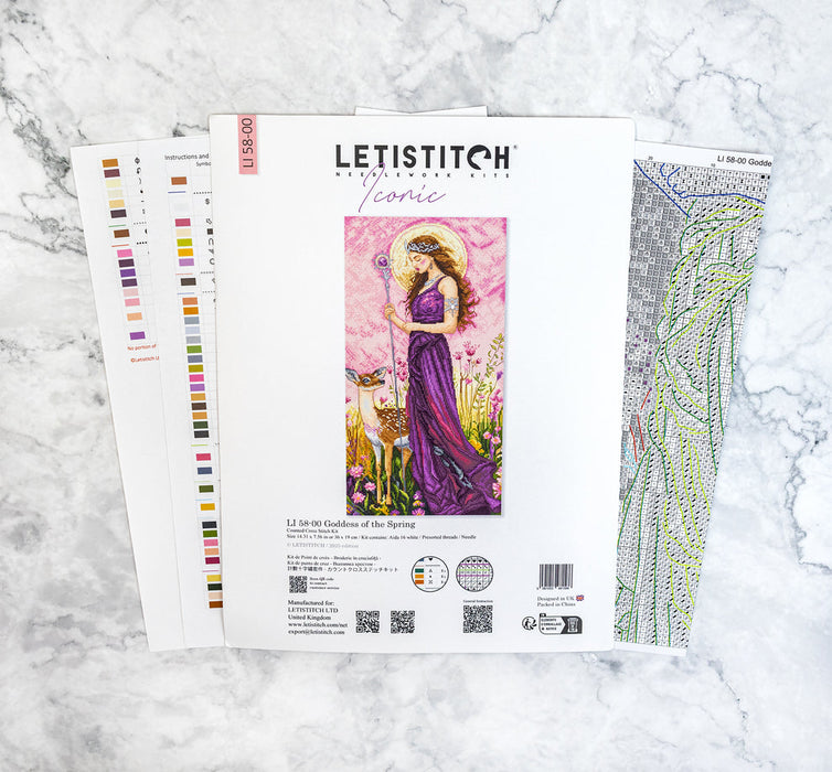 Goddess of the Spring LI 58-00 Counted Cross Stitch Kit