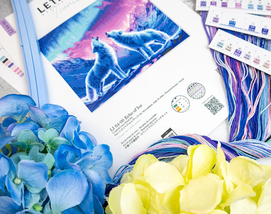 Echo of Ice Ll 64-00 Counted Cross Stitch Kit