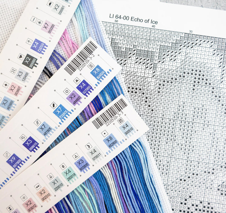 Echo of Ice Ll 64-00 Counted Cross Stitch Kit