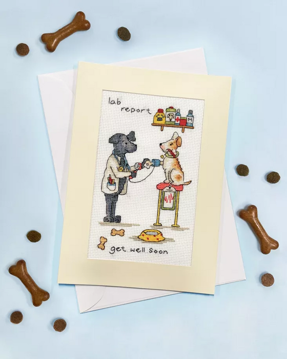Greeting Card - Lab Report XGC63 Counted Cross Stitch Kit