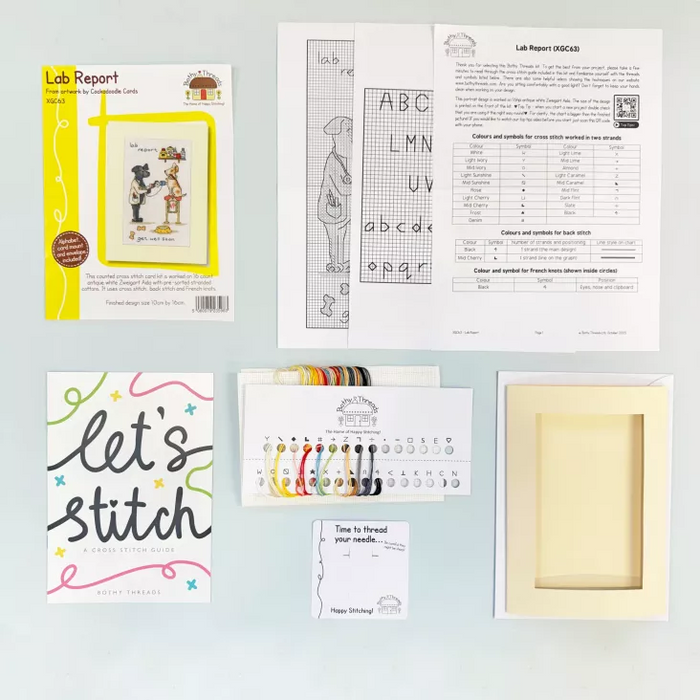Greeting Card - Lab Report XGC63 Counted Cross Stitch Kit