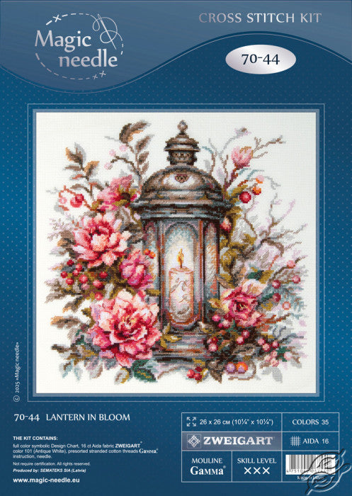 Lantern in Bloom 70-44 Counted Cross-Stitch Kit