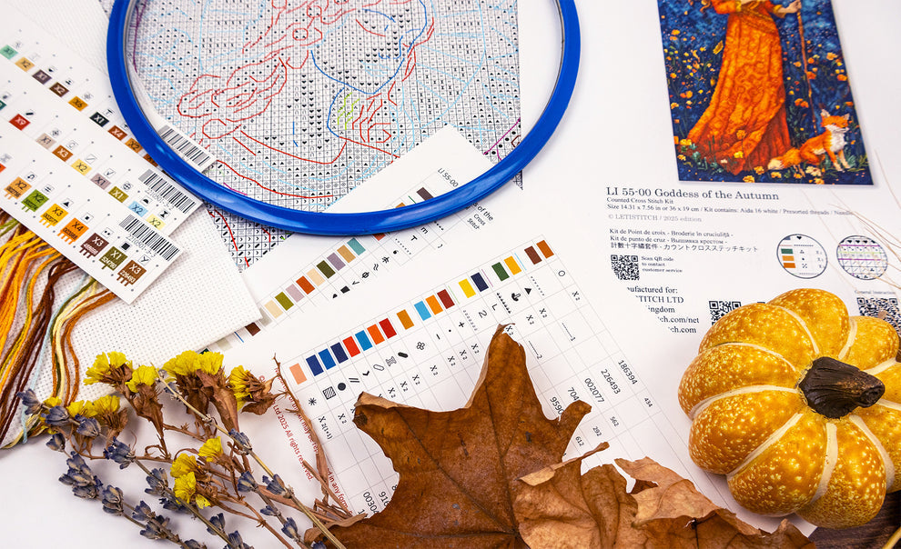 Goddess of the Autumn Ll 55-00 Counted Cross Stitch Kit