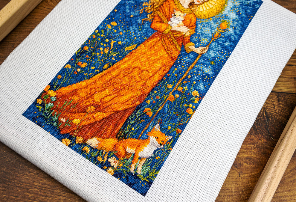 Goddess of the Autumn Ll 55-00 Counted Cross Stitch Kit