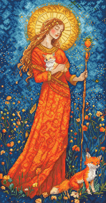 Goddess of the Autumn Ll 55-00 Counted Cross Stitch Kit