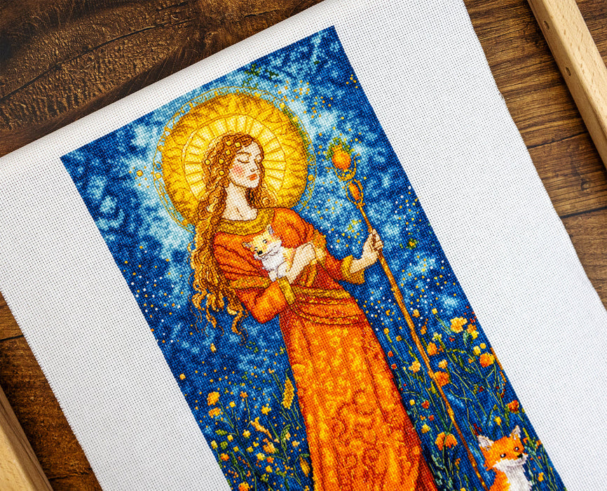 Goddess of the Autumn Ll 55-00 Counted Cross Stitch Kit