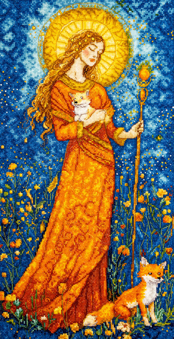 Goddess of the Autumn Ll 55-00 Counted Cross Stitch Kit