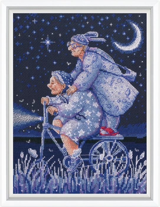 When night falls‚Д¶ M1044 Counted Cross Stitch Kit