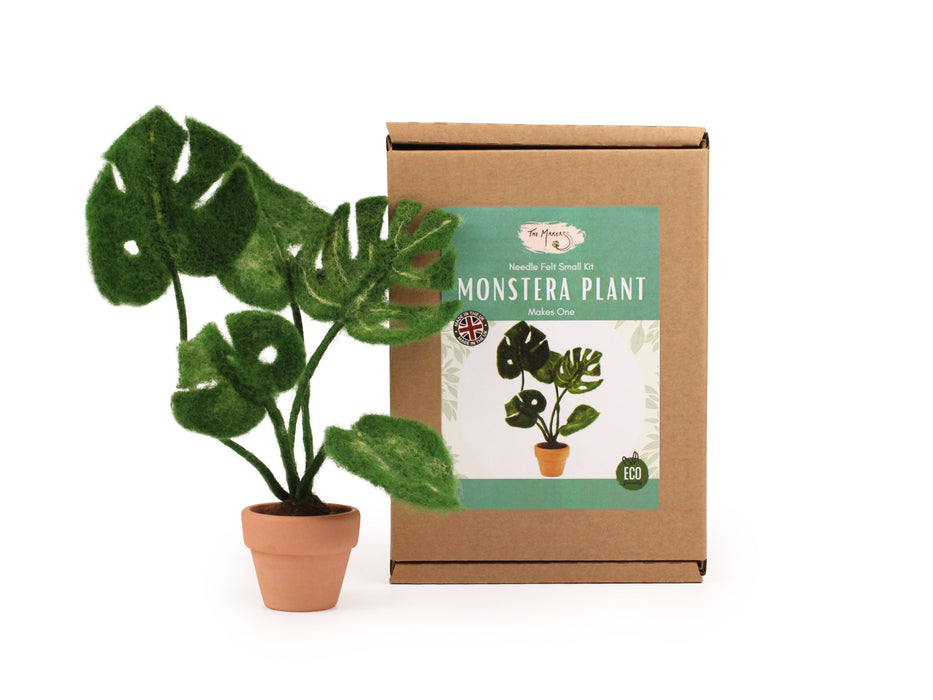 Felting Kit - Monstera Needle Felt Kit