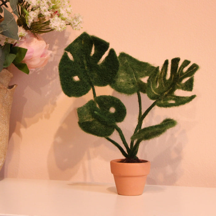 Felting Kit - Monstera Needle Felt Kit