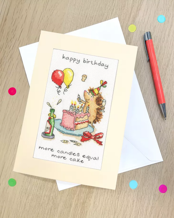 Greeting Card - More Candles XGC62 Counted Cross Stitch Kit