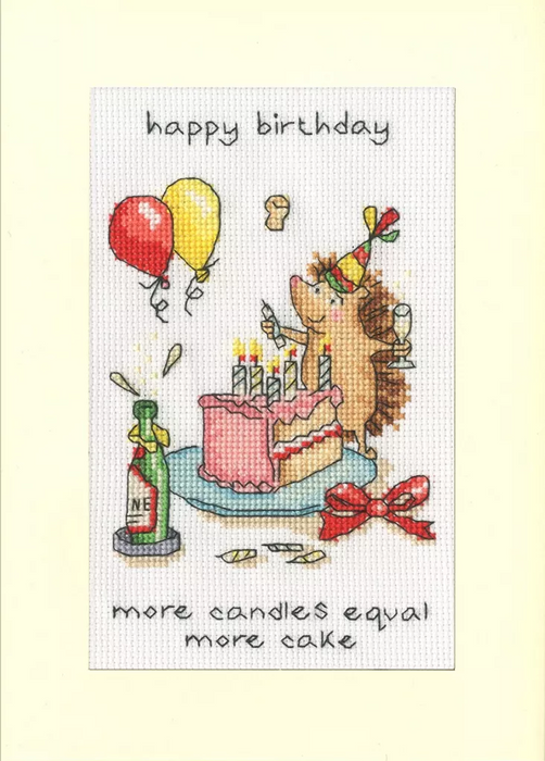 Greeting Card - More Candles XGC62 Counted Cross Stitch Kit