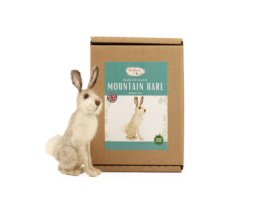 Felting Kit - Mountain Hare Needle Felt Kit