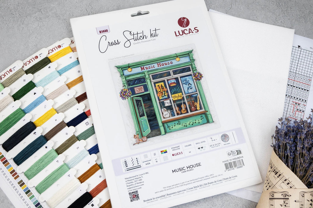 Music House B1440L Counted Cross-Stitch Kit