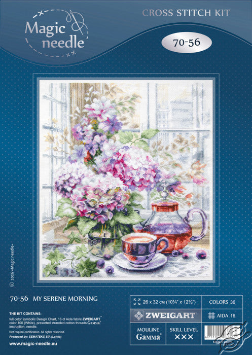 My Serene Morning 70-56 Counted Cross-Stitch Kit