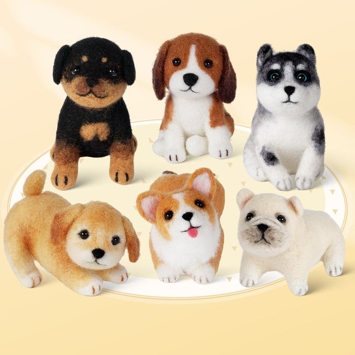 Golden Retriever Felting Kit F07AM3-550-N4