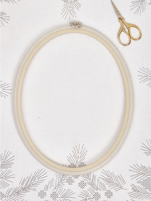 Oval Flexi Hoop by Nurge 230-6 White