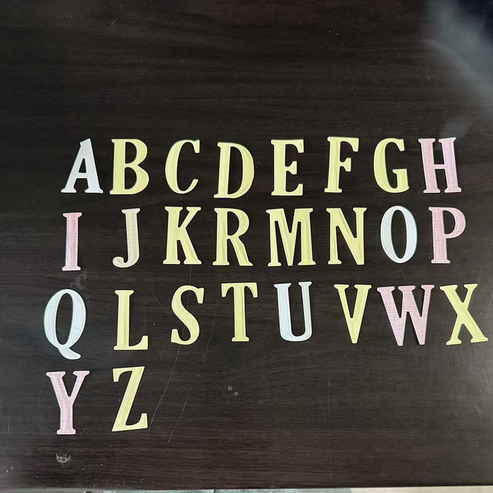 Alphabet Scrapbooking Cutting Die by Wizardi QJ137