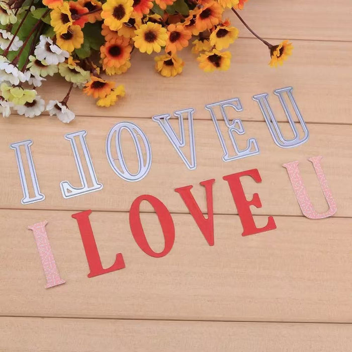 Alphabet Scrapbooking Cutting Die by Wizardi QJ137