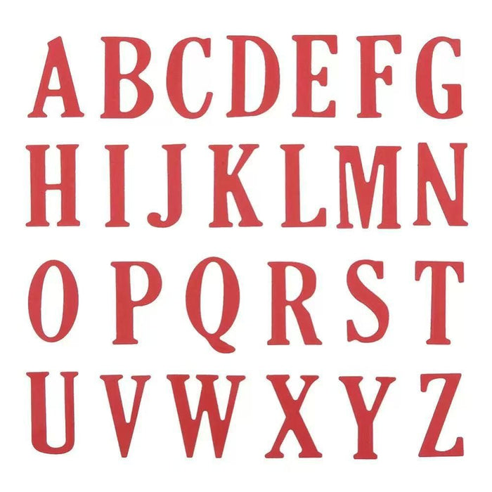 Alphabet Scrapbooking Cutting Die by Wizardi QJ137