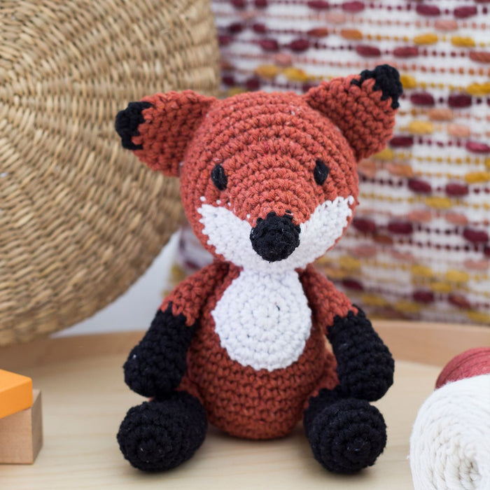 DIY Crochet Kit Fox Fergie - Brick PAK126