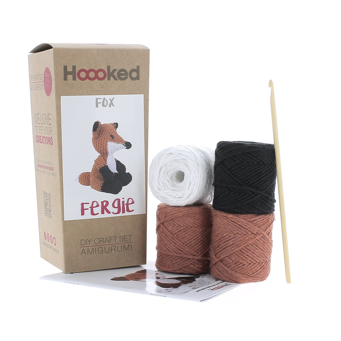 DIY Crochet Kit Fox Fergie - Brick PAK126