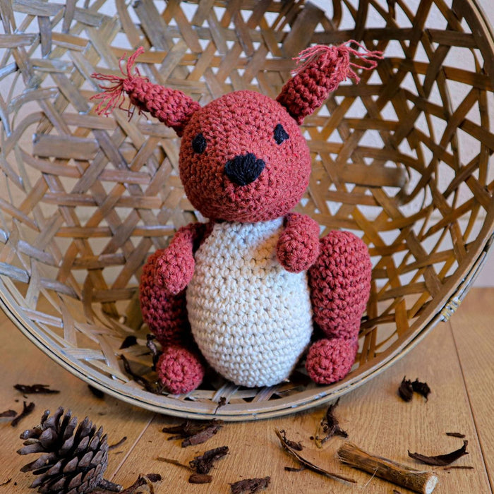 DIY Crochet Kit Squirrel Suzy - Brick PAK237