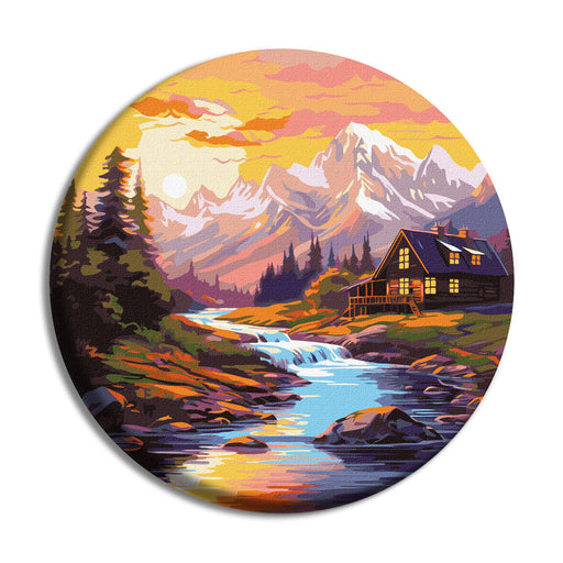 Painting by Numbers kit House by the river KHO-R1019