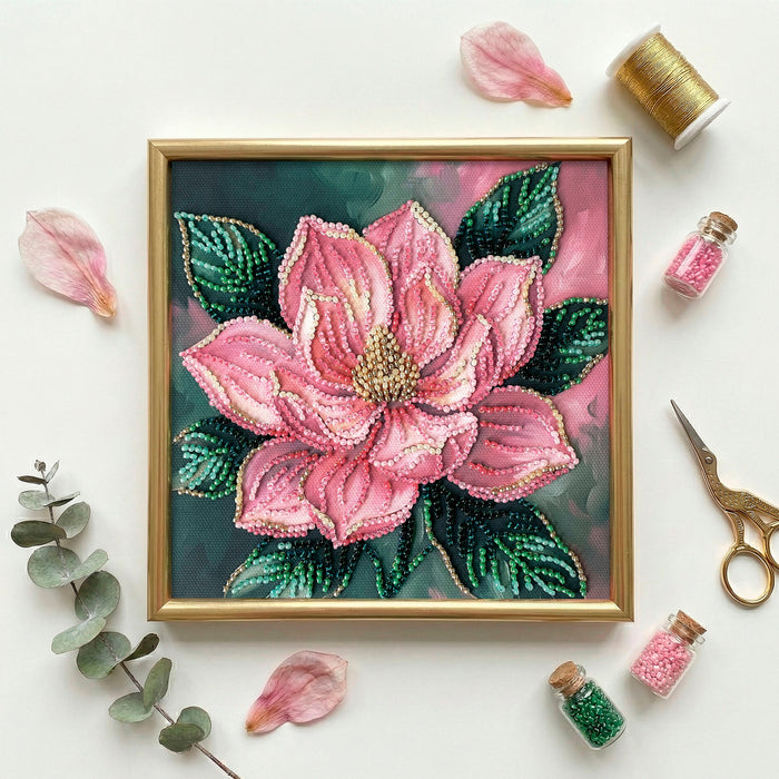 Mini Bead embroidery kit - Petal Kiss AM-267
