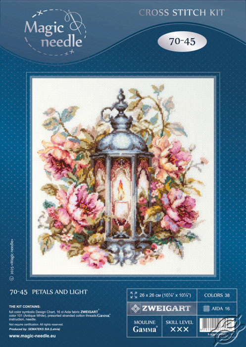 Petals and Light 70-45 Counted Cross-Stitch Kit