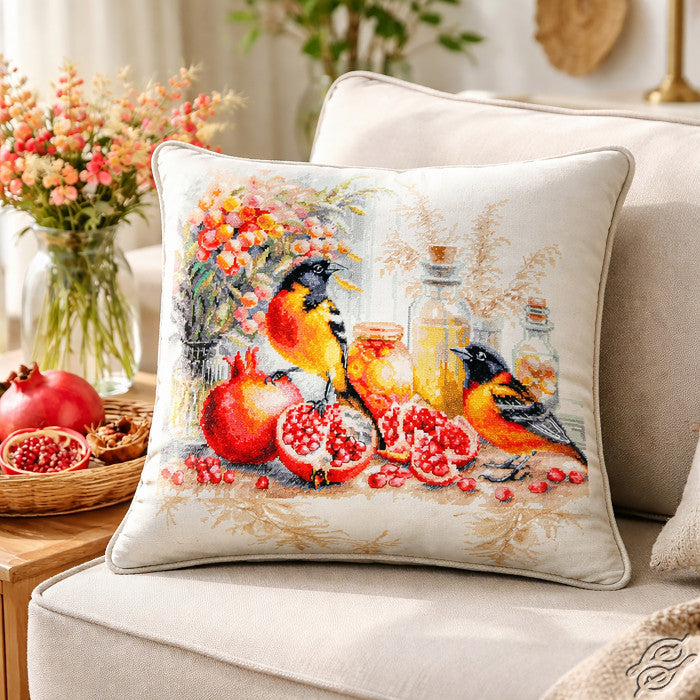 Pomegranate Breakfast 70-49 Counted Cross-Stitch Kit